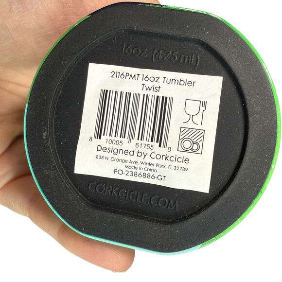 Corkcicle Tumbler Twist 16oz Mod Retro Print Insulated Coffee Tea Travel Mug - Picture 7 of 7